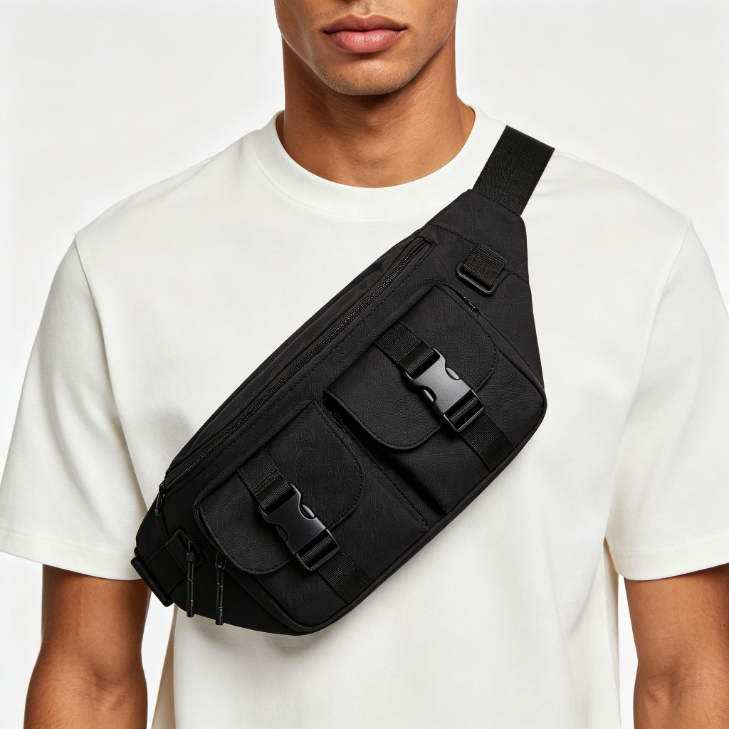 Black Crossbody Bag – Bild 3