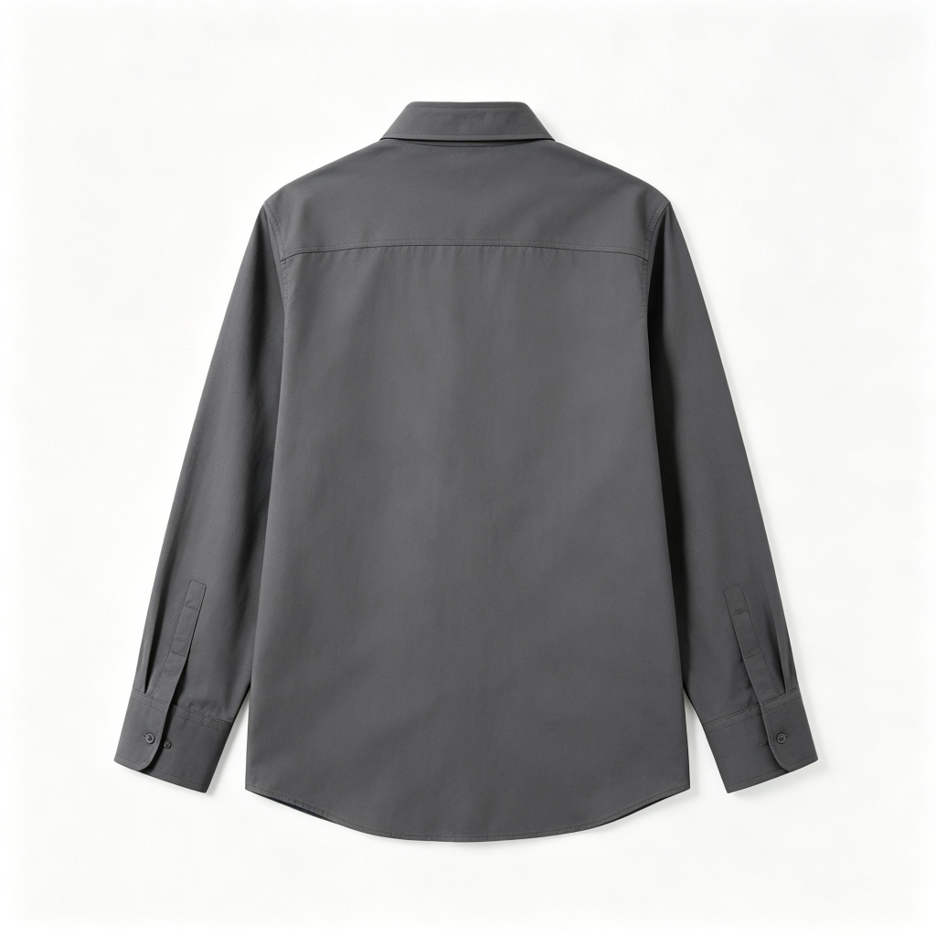 Dark Gray Long Sleeve Shirt – Bild 3