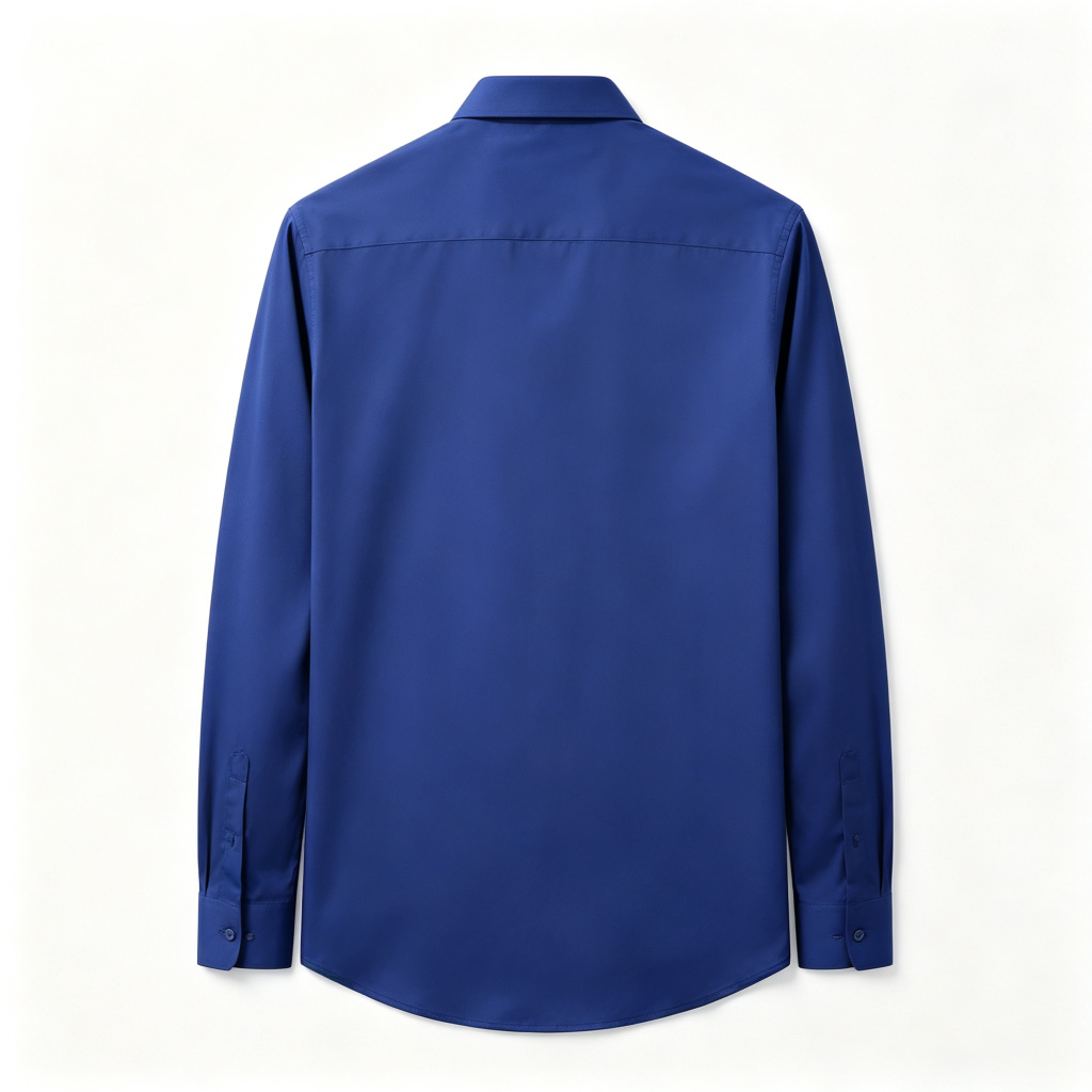 Royal Blue Long Sleeve Shirt – Bild 3
