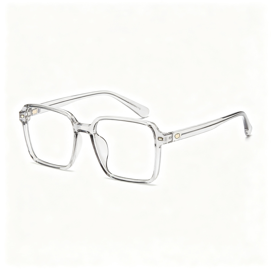 Clear Acetate Square Optical Glasses – Bild 3
