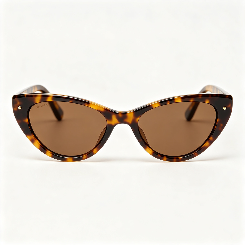 Tortoiseshell Cat Eye Sunglasses – Bild 2