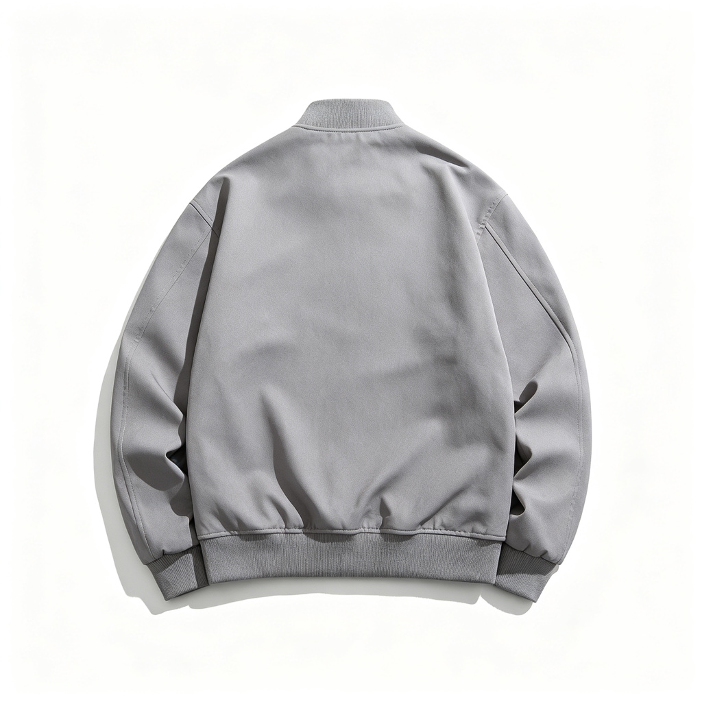 Gray Baseball Jacket – Bild 3
