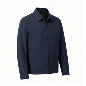 Dark Blue Casual Jacket