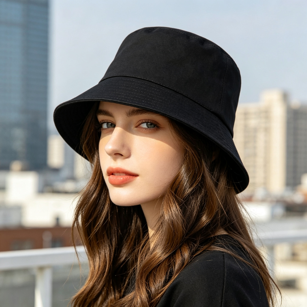 Black Bucket Hat – Bild 3