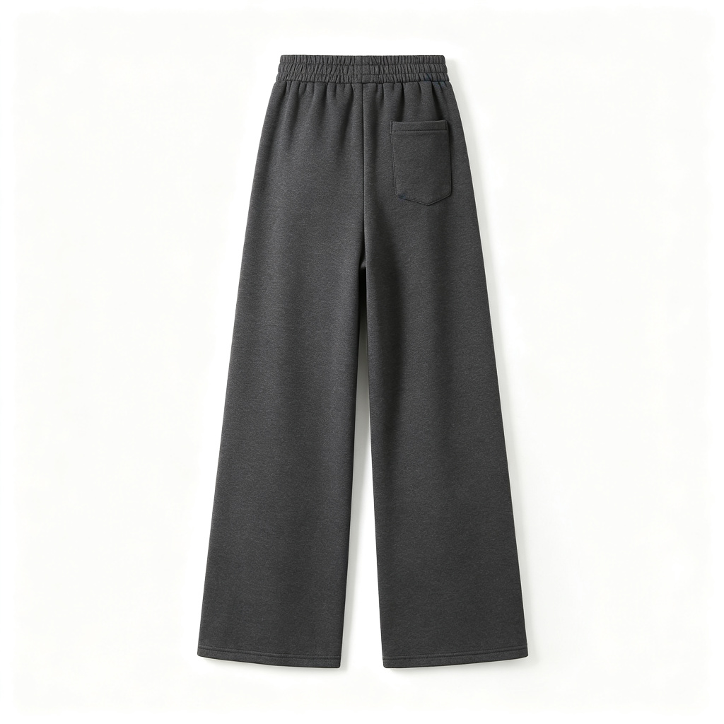Dark Grey Wide Leg Sweatpants – Bild 3