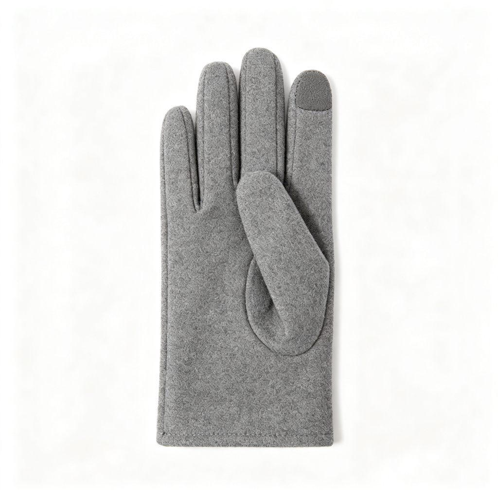 Gray Fleece Lined Gloves – Bild 2