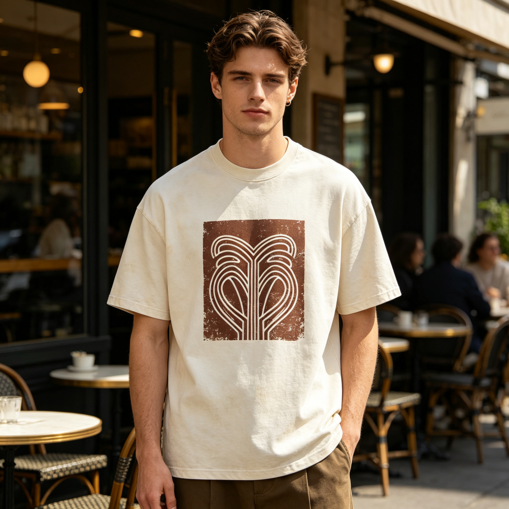 Off-White Vintage Square Print T-Shirt – Bild 4