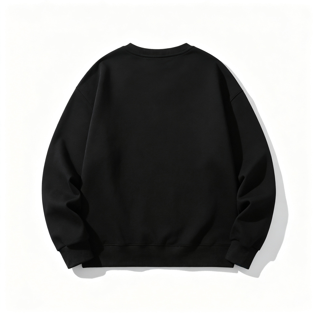Black Colorful Abstract Art Print Crewneck Sweatshirt – Bild 3
