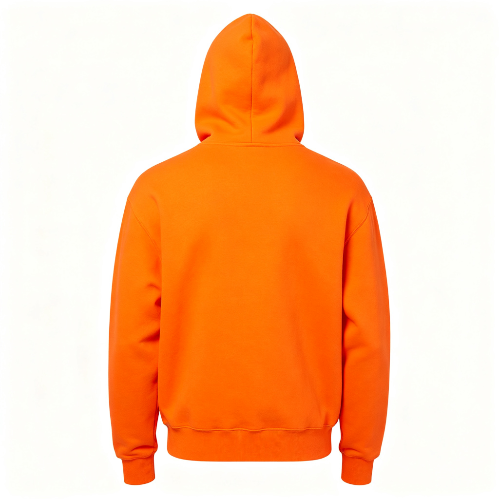 Orange Hooded Sweatshirt – Bild 3