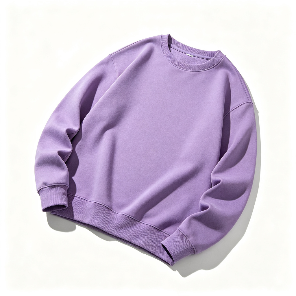 Purple Crew Neck Sweatshirt
