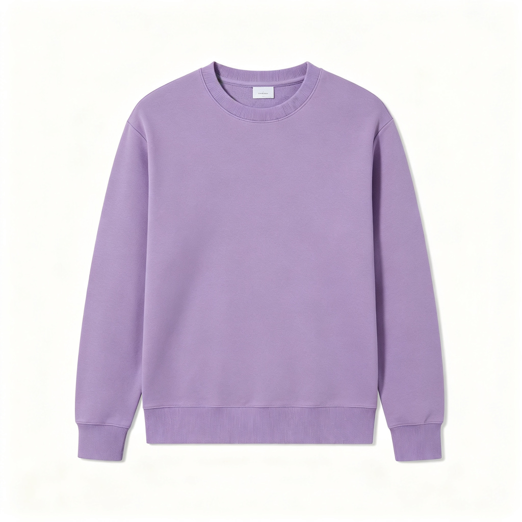Purple Crew Neck Sweatshirt – Bild 2