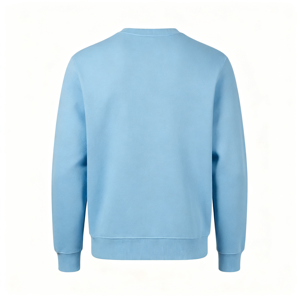 Sky Blue Crew Neck Sweatshirt – Bild 3