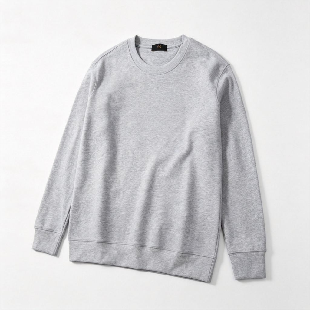 Heather Gray Crew Neck Sweatshirt