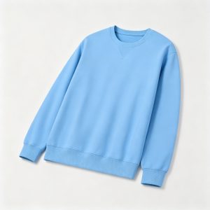 Light Blue Crew Neck Sweatshirt