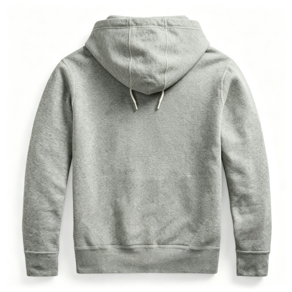 Heather Gray Hooded Sweatshirt – Bild 3