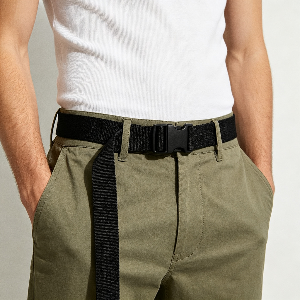 Black Canvas Belt – Bild 3