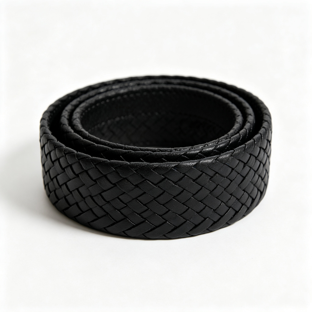 Black Woven Belt