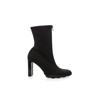 Alexander McQueen Elegant Stiefel – Neopren, Leder, Damen