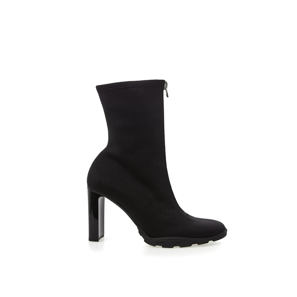 Alexander McQueen Elegant Stiefel – Neopren, Leder, Damen