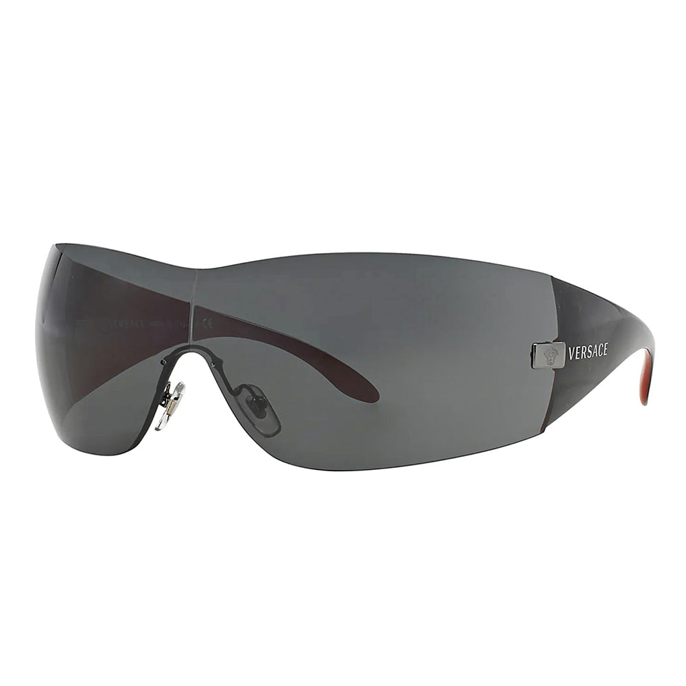 Versace – Unisex-Sonnenbrille, VE 2054 100187, umschließende Form, 41 mm