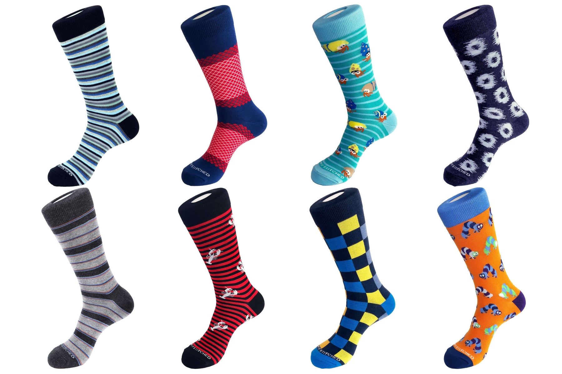 Crew-Socken im 8er-Pack – 7732443807804