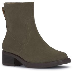 KAZEY Leder-Stiefeletten mit Schichtabsatz