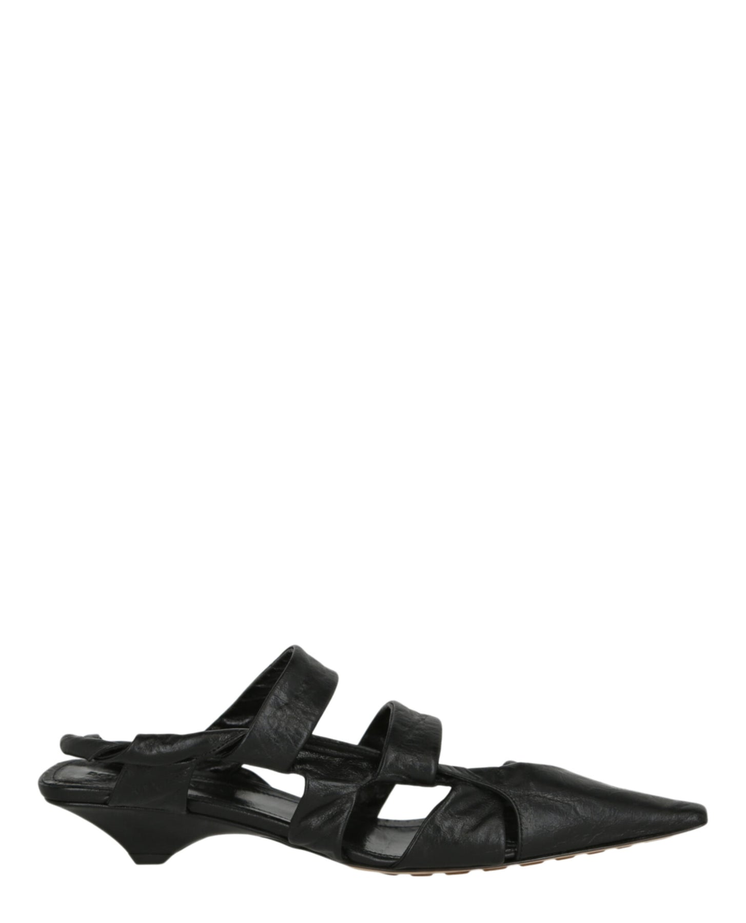 Sandalen – spitze Zehenpartie, mit Fersenriemen, 7748614029372