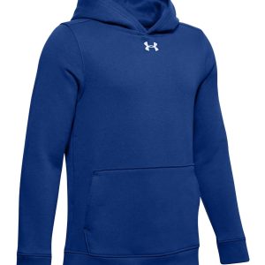 Hustle Fleece-Kapuzenpullover für Kinder – Königsblau/Weiß – 7733863678012