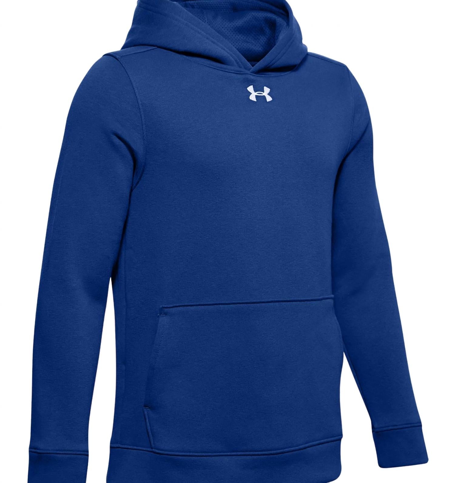 Hustle Fleece-Kapuzenpullover für Kinder – Königsblau/Weiß – 7733863678012