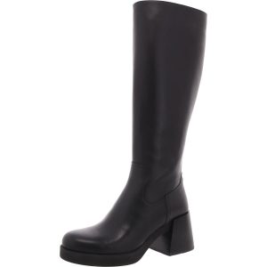 Natasha kniehohe Stiefel – Leder, Reißverschluss