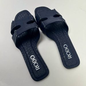 Moc Croc flache Schuhe – Dunkelblau
