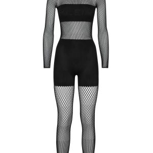 Overall – lange Ärmel, nahtlos, Mesh