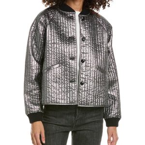 THE GREAT The Metallic Bomberjacke
