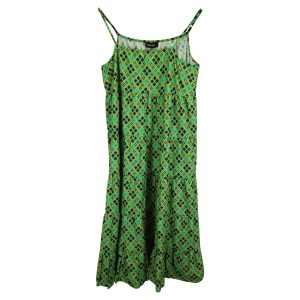 Rachel Comey Mowin bedrucktes Maxikleid aus Baumwolle – Grün