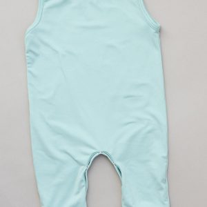 Ärmelloser Overall mit Jogginghosen-Schnitt – Salbeigrün