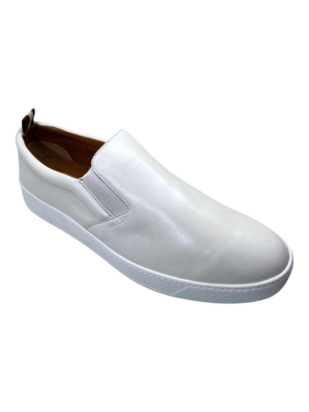 Bally Bently 6230476 Nappa Sneaker – Leder, Herren, Weiß, Lammleder