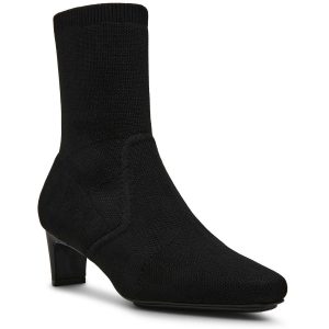 Iga Stiefeletten – Velourslederimitat, Reißverschluss