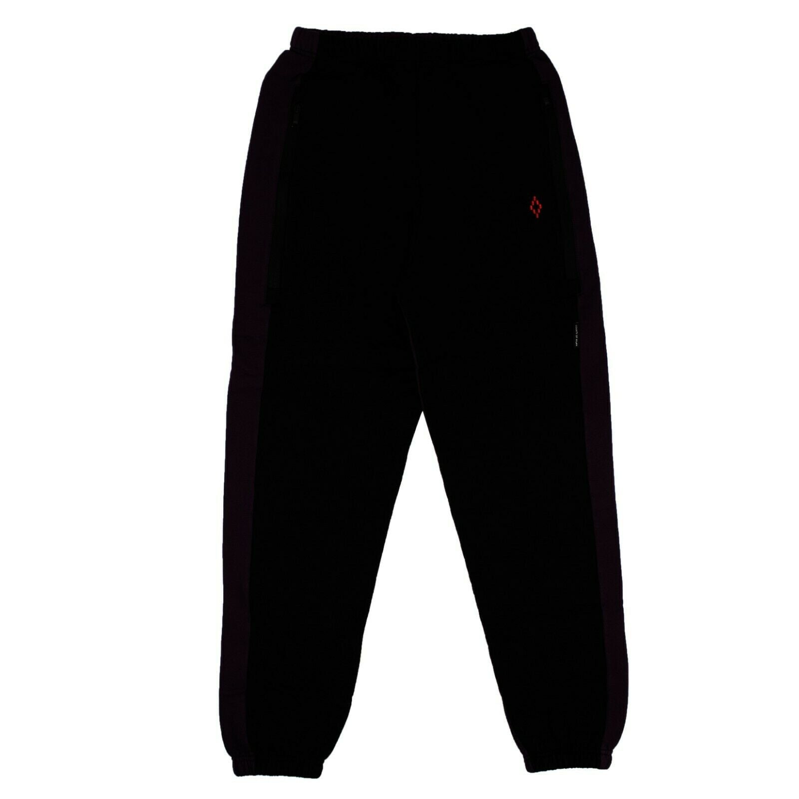 Marcelo Burlon zweifarbige Jogginghose in Schwarz