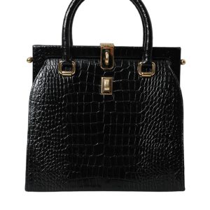 Dolce & Gabbana Damen-Shopper aus exotischem Leder mit Tragegriff, gebraucht – 7732446593084