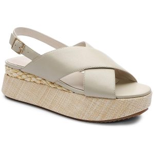 All Smiles Slingback-Plateausandalen aus Leder