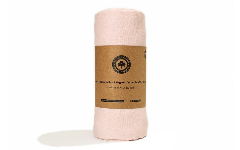 Organic Cotton Mart nachhaltige Baby-Mädchen-Puckdecke