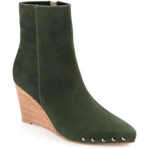 Reeya Stiefeletten – Nietenbesatz, Veloursleder