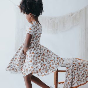 RISE AND GRIND Dream-Kleid mit Rüschen