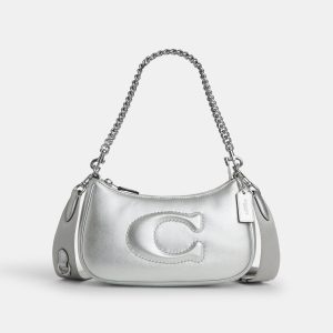 Coach Outlet Teri Schultertasche – Signature-Steppung