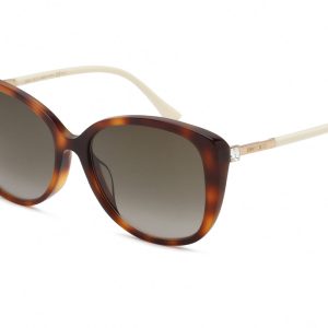 Jimmy Choo ALY/F/S 0086 HA 57 mm Sonnenbrille – Katzenaugenform