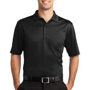 CornerStone Select Herren-Poloshirt aus snagfestem Gewebe mit Tasche – CS412P