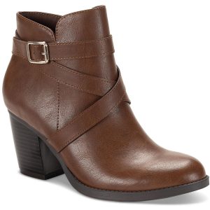 Zetaa Stiefeletten – Kunstleder, Blockabsatz