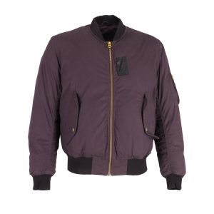 Acne Studios Bomberjacke aus bordeauxroter Baumwolle