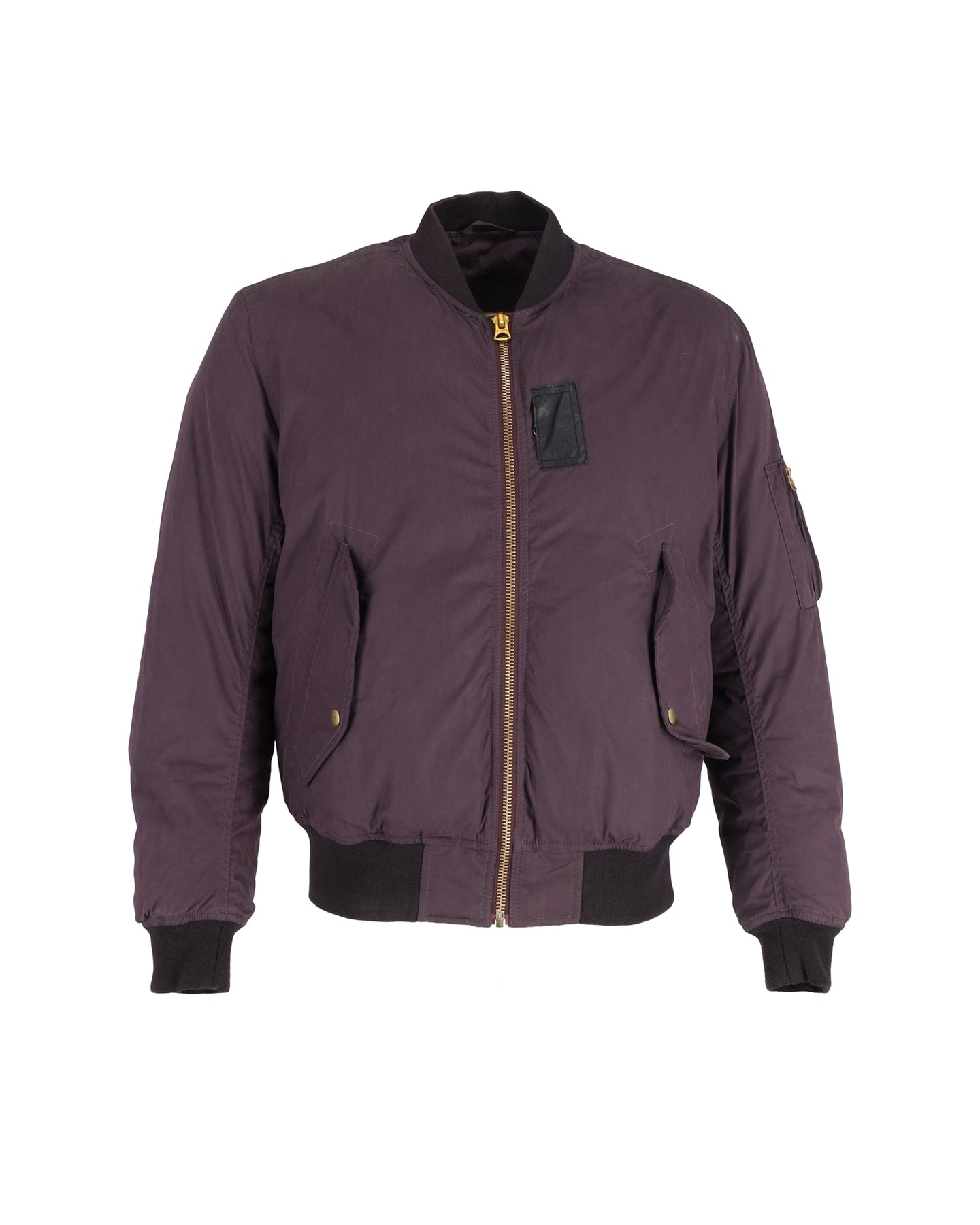 Acne Studios Bomberjacke aus bordeauxroter Baumwolle