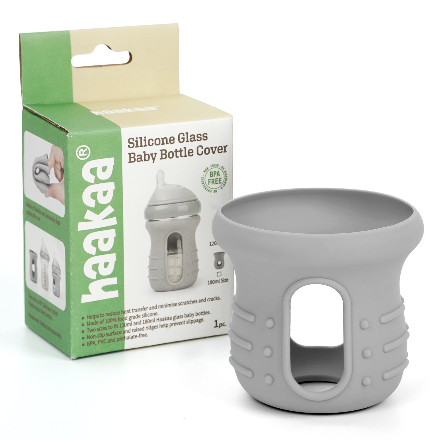 Haakaa Generation 3 Silikonhülle für Glasflaschen – 1 Stück